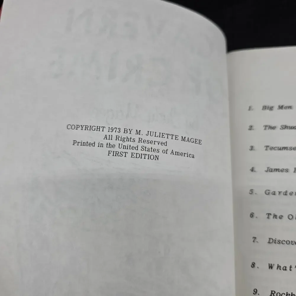 Cavern of Crime by Judy Magee 1973 First Edition Pamphlet Smithland KY True